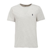 COTTON CREW NECK T-SHIRT WITH LOGO Man Cream COTTON CREW NECK T-SHIRT WITH LOGO Man Cream