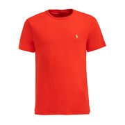 COTTON CREW NECK T-SHIRT WITH LOGO Man Red COTTON CREW NECK T-SHIRT WITH LOGO Man Red