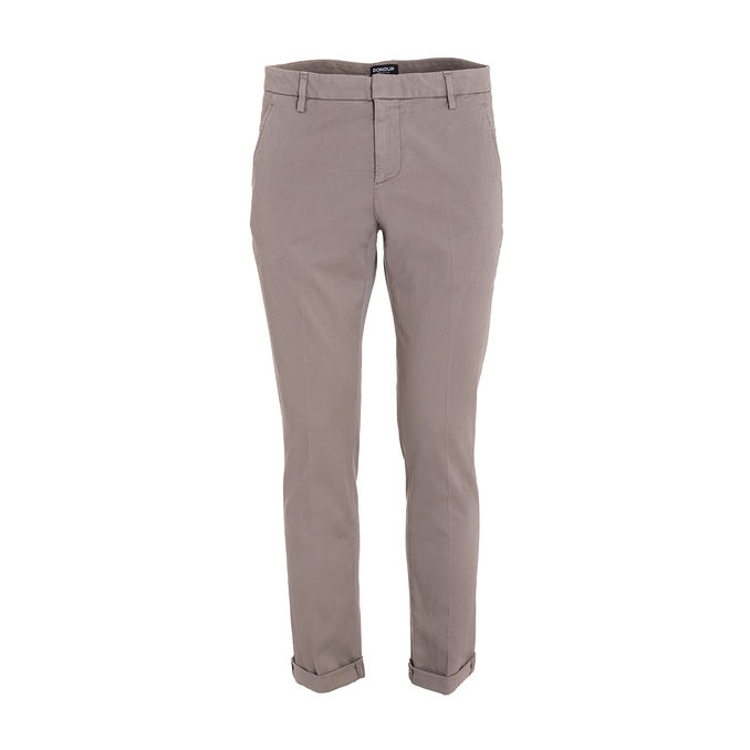 COTTON GAUBERT TROUSERS Man Tortora