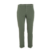 COTTON GAUBERT TROUSERS Man Verde Militare COTTON GAUBERT TROUSERS Man Verde Militare