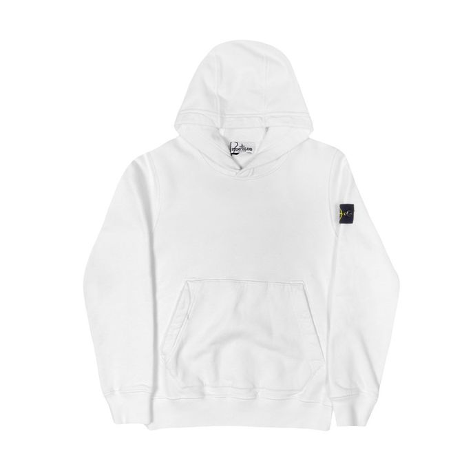 COTTON HOODIE WITH KANGAROO POCKET Kids White