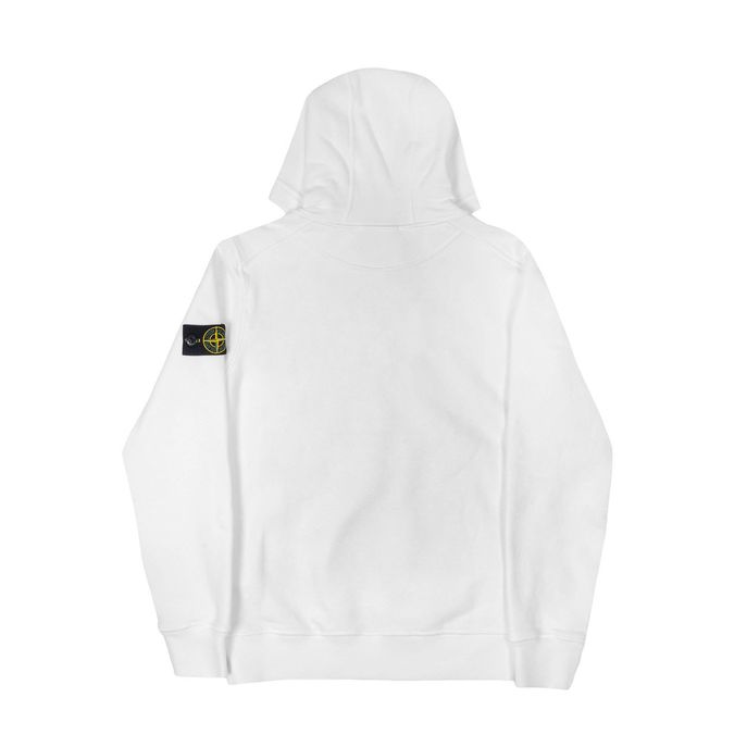 COTTON HOODIE WITH KANGAROO POCKET Kids White