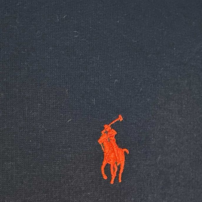 COTTON HOODIE WITH KANGAROO POCKET Man Blue