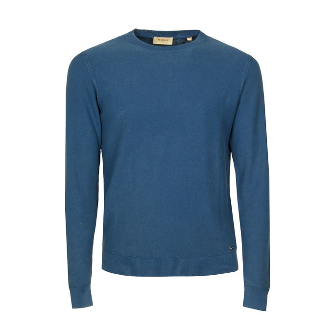 COTTON KNIT Man Bluette