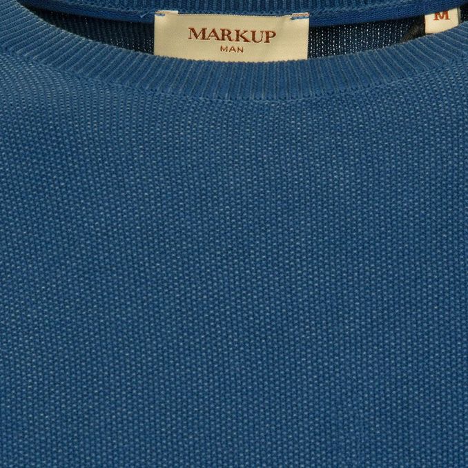 COTTON KNIT Man Bluette