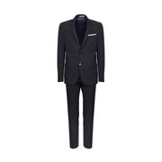 COTTON MIXED CLASSIC DRESS Man Navy COTTON MIXED CLASSIC DRESS Man Navy