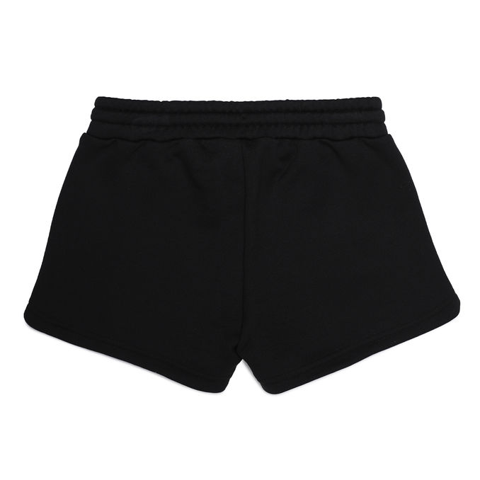 COTTON SHORT WITH LOGO BAND Girl Black
