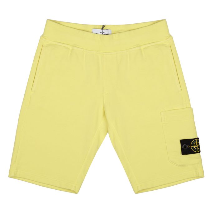 stone island lemon shorts