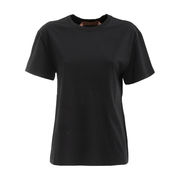 COTTON T-SHIRT WITH LOGO ON THE BACK COLLAB. N21 Woman Black COTTON T-SHIRT WITH LOGO ON THE BACK COLLAB. N21 Woman Black