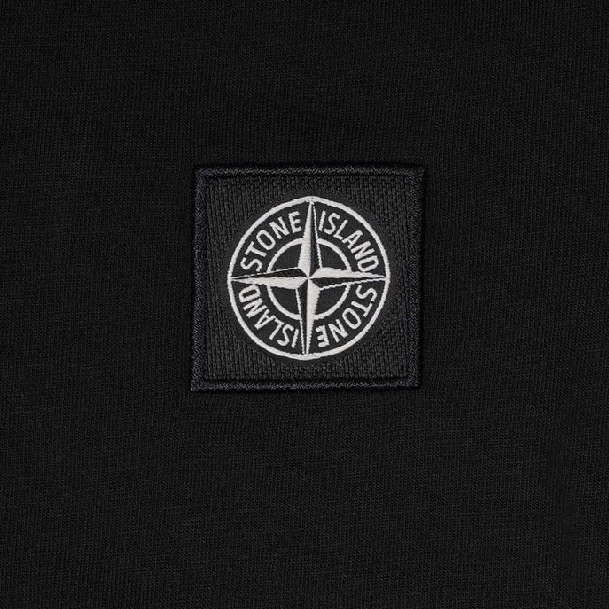 COTTON T-SHIRT WITH MINI LABEL Kids Black