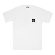 COTTON T-SHIRT WITH MINI LABEL Kids White COTTON T-SHIRT WITH MINI LABEL Kids White