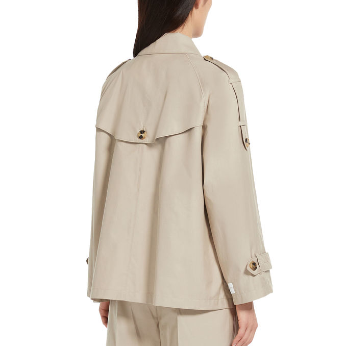 COTTON TRENCH COAT Woman Rich Beige