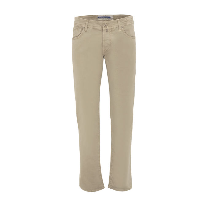 COTTON TROUSERS NICK SLIM FIT Man Sand