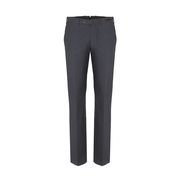 COTTON TROUSERS WITH MICROPATTERN Man Anthracite COTTON TROUSERS WITH MICROPATTERN Man Anthracite
