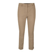 COTTON TROUSERS Woman Taupe COTTON TROUSERS Woman Taupe