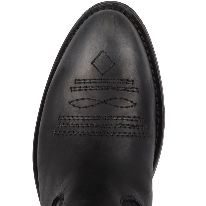 COWBOY BOOTS WITH STUDDS AND GLITTER STAR Woman Black Red