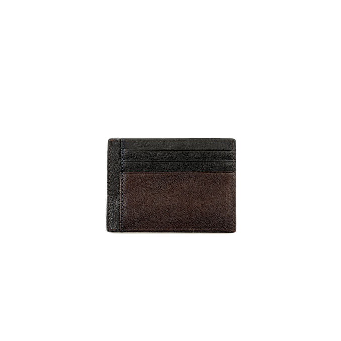 CREDIT CARD HOLDER RAG COLLECTION Unisex Dark Brown