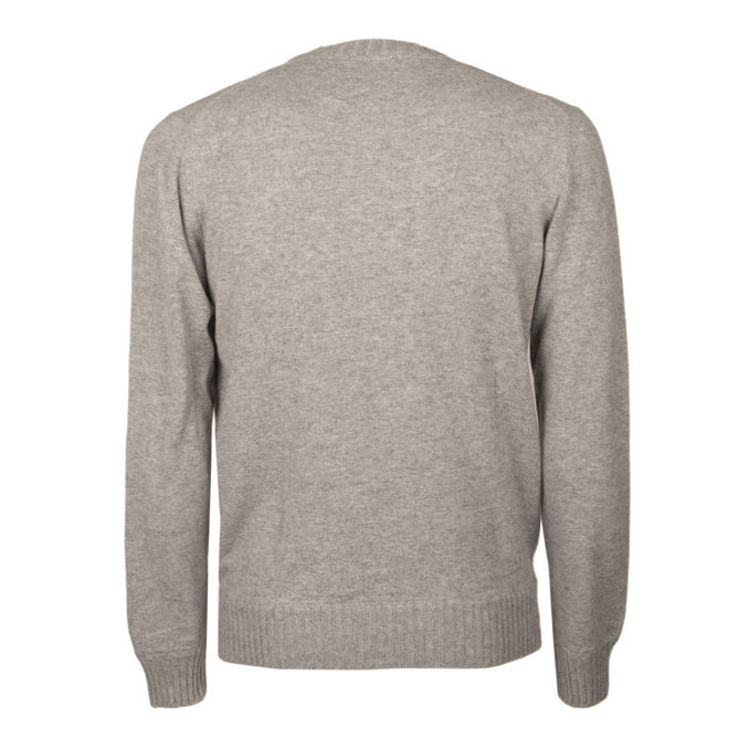 CREW NECK CASHMERE SWEATER Man Ascot