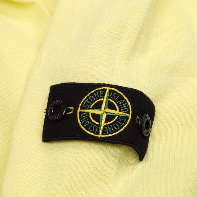 CREW NECK COTTON JUMPER Kids Lemon