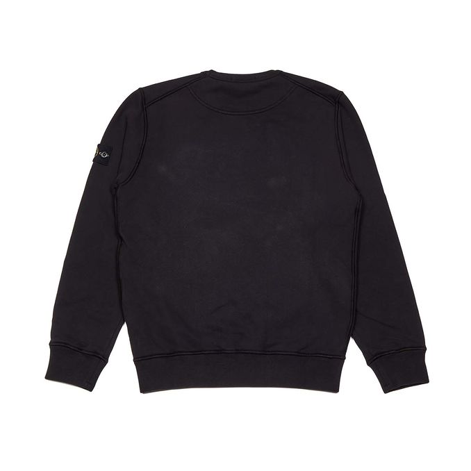 CREW NECK COTTON SWEATSHIRT Kids Black