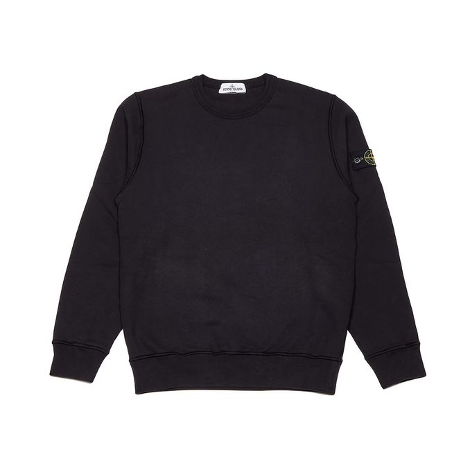 CREW NECK COTTON SWEATSHIRT Kids Black