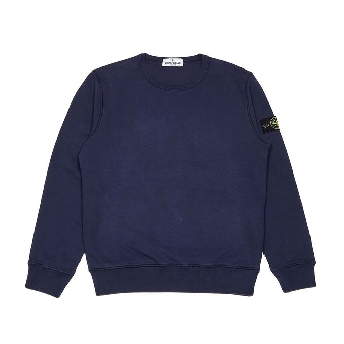 CREW NECK COTTON SWEATSHIRT Kids Blue