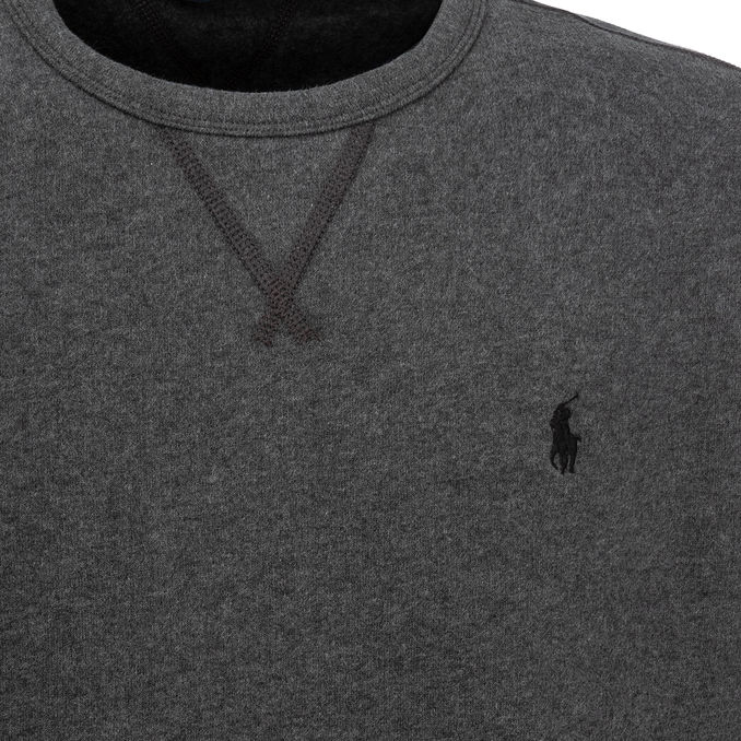 CREW NECK COTTON SWEATSHIRT Man Grey