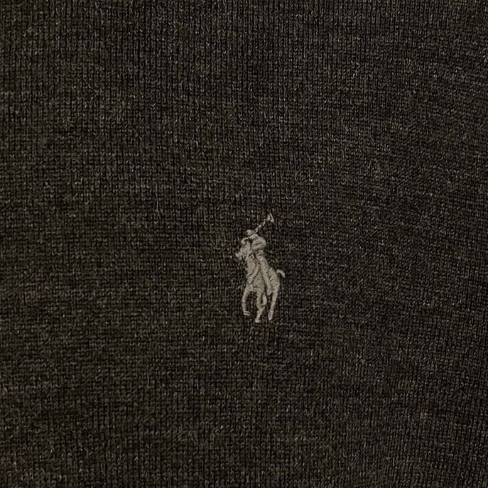 CREW NECK MERINO WOOL JUMPER Man Anthracite