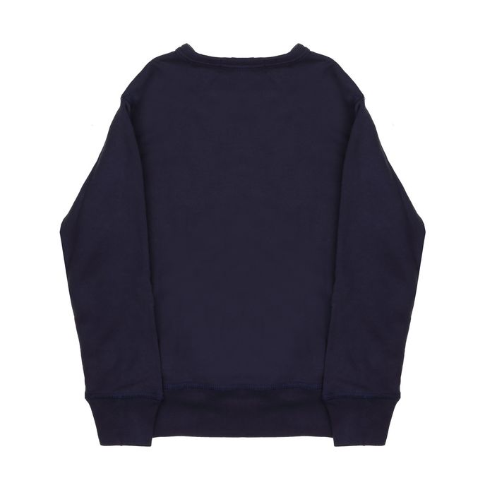 CREW NECK PRINTED SWEATSHIRT Kid Blue White