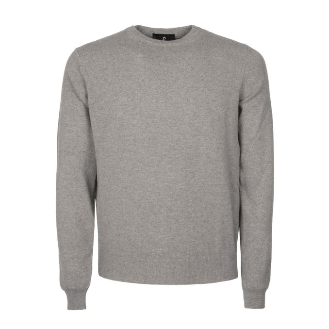 CREW NECK PULLOVER Unisex Ash Melange