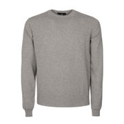 CREW NECK PULLOVER Unisex Ash Melange  CREW NECK PULLOVER Unisex Ash Melange