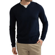 CREW NECK PULLOVER WITH JERSEY DETAILS CREW NECK PULLOVER WITH JERSEY DETAILS