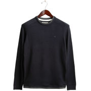 CREW NECK RAGLAN SWEATER WITH CONTRASTING DETAILS CREW NECK RAGLAN SWEATER WITH CONTRASTING DETAILS