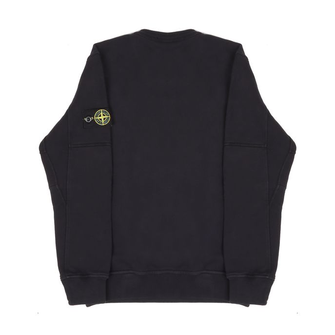 CREW NECK SWEATSHIRT WITH EMBROIDERED LOGO Kids Navy