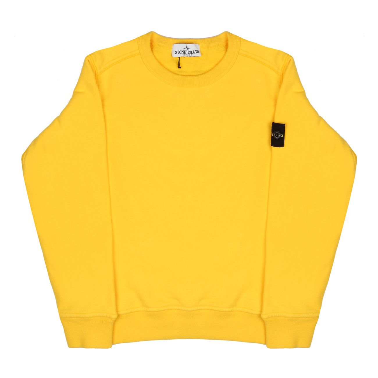 stone island yellow crew neck