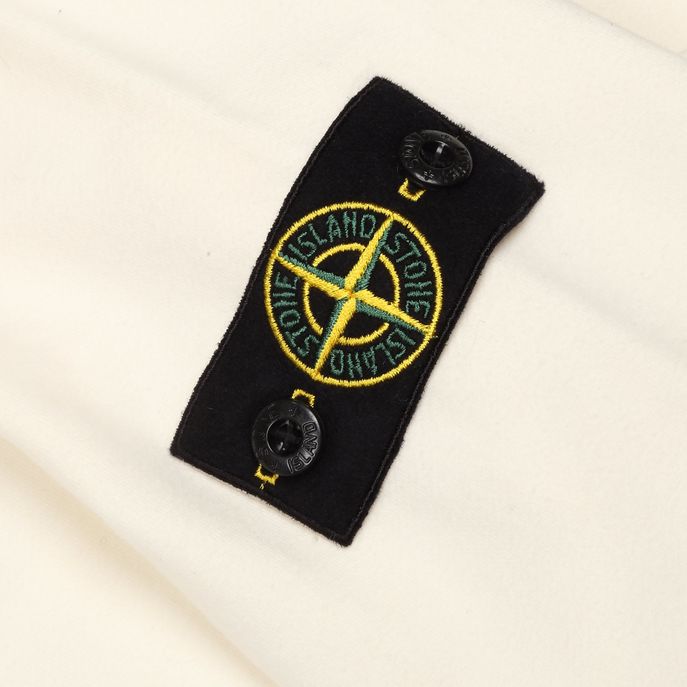 CREW NECK SWEATSHIRT WITH ZIP POCKETS Kids Ivory