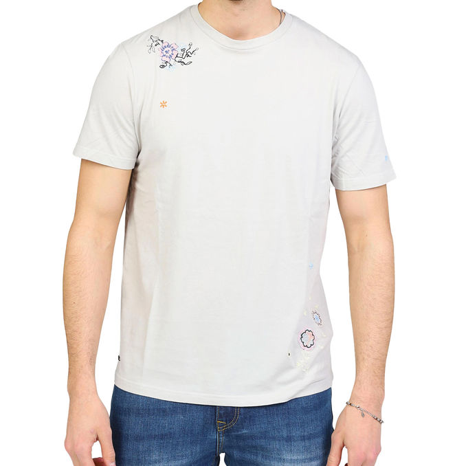 CREW NECK T-SHIRT SHORT SLEEVE GARMENT DYED JERSEYP