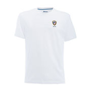 CREW NECK T-SHIRT WITH SMALL LOGO PRINT Man Optical White CREW NECK T-SHIRT WITH SMALL LOGO PRINT Man Optical White