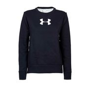 CREWNECK FLEECE WITH BICOLOR BACK AND LOGO TAPE Woman Black white CREWNECK FLEECE WITH BICOLOR BACK AND LOGO TAPE Woman Black white