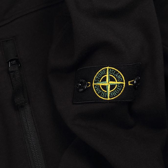 CREWNECK SWEATSHIRT WITH KANGAROO POCKET Kids Black