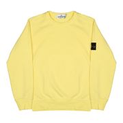 CREWNECK SWEATSHIRT WITH LOGO PATCH Kid Lemon CREWNECK SWEATSHIRT WITH LOGO PATCH Kid Lemon