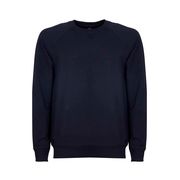 CREWNECK SWEATSHIRT WITH RAGLAN SLEEVE Man Blue CREWNECK SWEATSHIRT WITH RAGLAN SLEEVE Man Blue