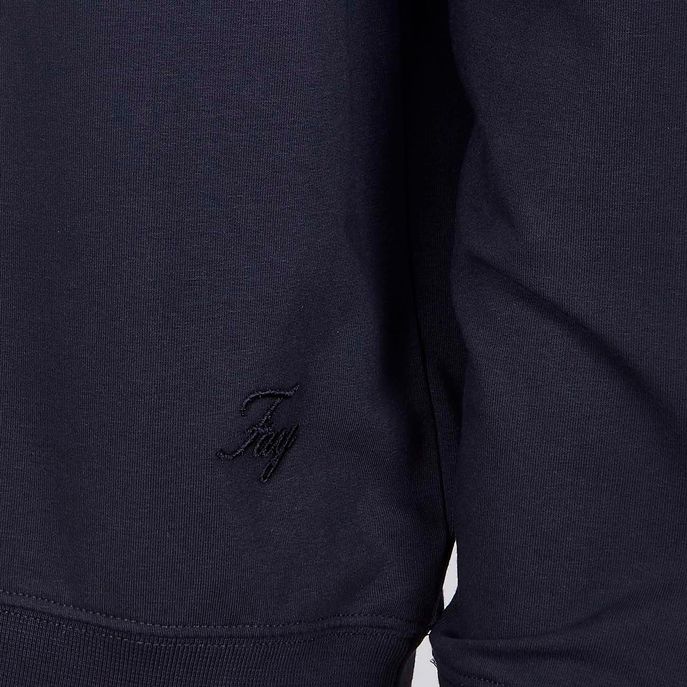 CREWNECK SWEATSHIRT WITH RAGLAN SLEEVE Man Blue