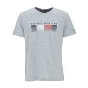 CREWNECK T-SHIRT WITH FADE GRAPHIC PRINT Man Light Grey Heather CREWNECK T-SHIRT WITH FADE GRAPHIC PRINT Man Light Grey Heather