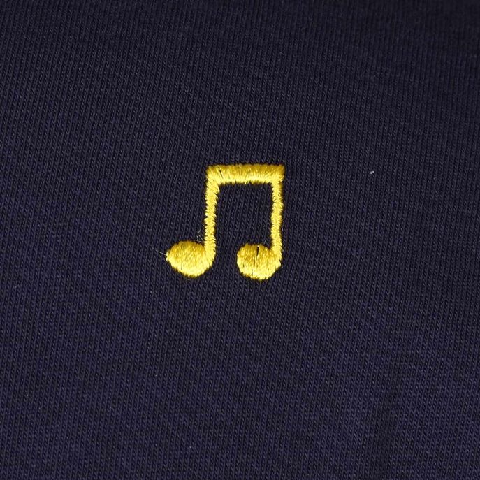 CREWNECK T-SHIRT WITH JUNGLE PRINT Man Blue