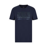 CREWNECK T-SHIRT WITH LOGO Man Navy Blazer CREWNECK T-SHIRT WITH LOGO Man Navy Blazer