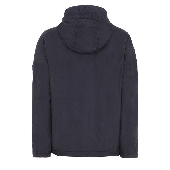 CRINCLE JACKET Man Navy Blue