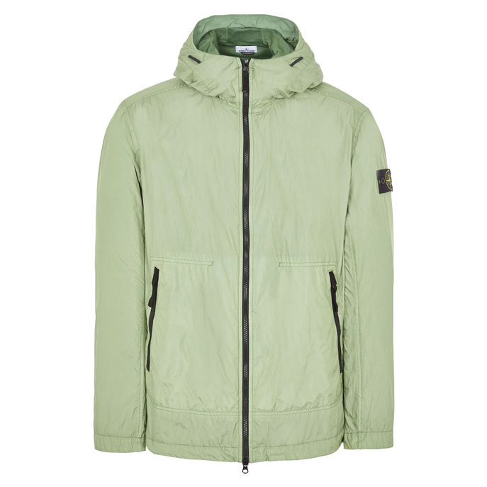 CRINCLE JACKET Man Sage 