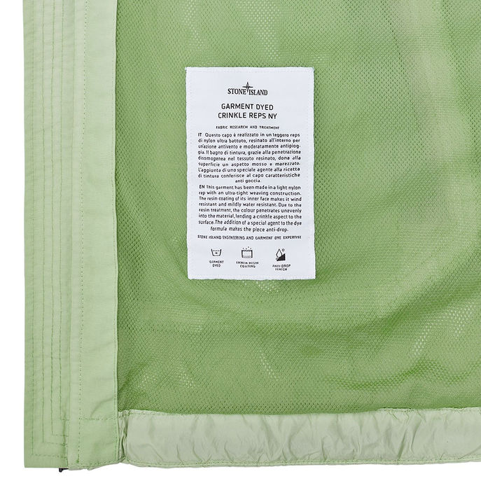 CRINCLE JACKET Man Sage 