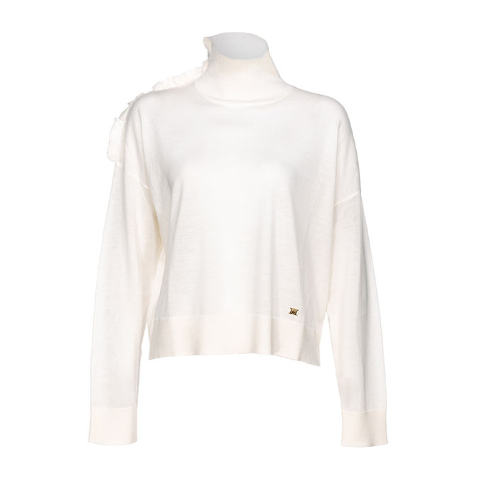 CRISOPA WOOL TURTLENECK Woman Milk White